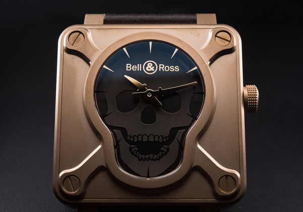 ベル＆ロスBELL&ROSS BR01 スカル ブロンズ リミテッド BR0192-SKULL-BR