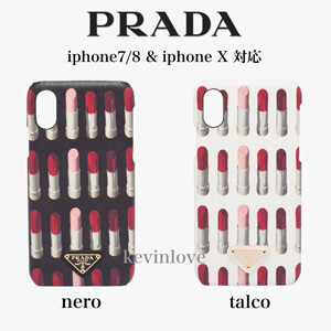 新作！PRADAプラダ☆スマホケース リップスティックiPhone7/8&iphoneX