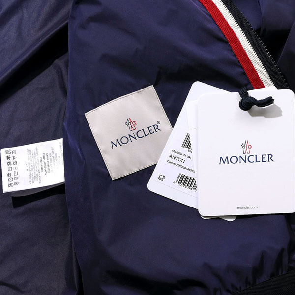 MONCLER ANTON ウインドブレーカー ブルゾン 764ネイビー 一重仕立て