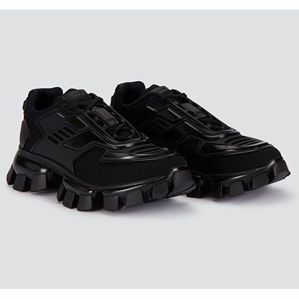 【PRADA】クラウドバストサンダー 偽物 ニット スニーカー 2EG2933KZUF0002