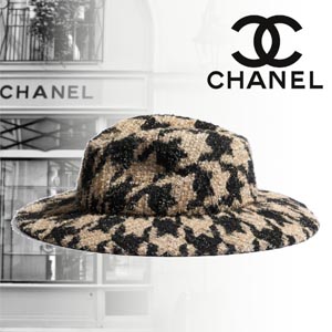 2020AW新作 シャネルスーパーコピー【2019/20】秋冬新作 Chapeau fedora ツイード ハット