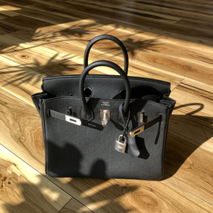 世界中で大人気♪即発【エルメス】Birkin25 ブラック SV金具 Y刻 トゴ