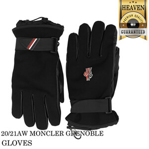 累積売上総額第１位！20/21秋冬【モンクレール GRENOBLE】GLOVES_BLK