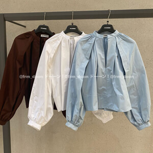 【JIL SANDER】2021SS新作 コットン スモックトップス 偽物(各色)JSPS561306 WS244200