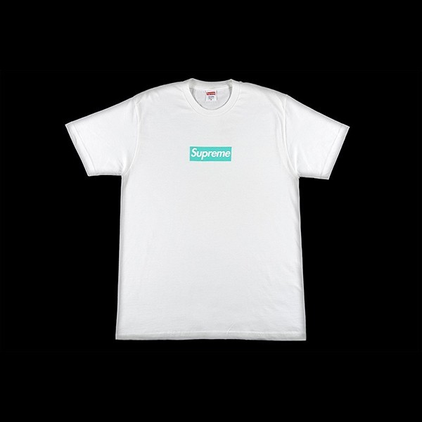 シュプリーム x ティファニ Tシャツ 偽物★Box Logo Tee ボックス ロゴ ティー