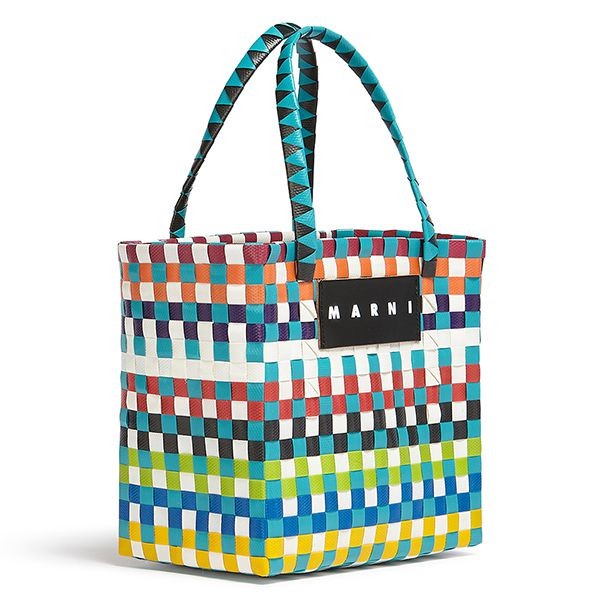 マルニ 偽物MARKET MINI BASKET BAG ハンドメイド シンプル