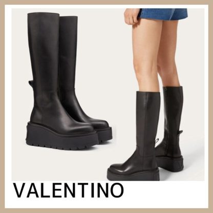 【ヴァレンティノ】ロングブーツ＊ユニークスタイル コピー品 WW2S0393VB8P45