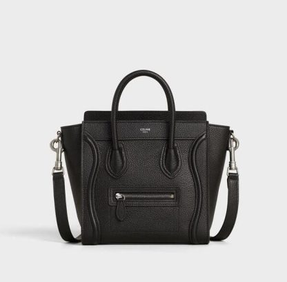 セリーヌ NANO LUGGAGE ラゲージナノ 複製品 ブラック 189243DRU.38NO