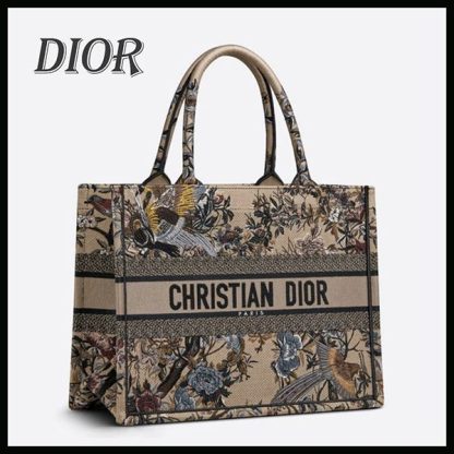 男女共用★ディオール BOOK TOTE ブックトート 偽物 ミディアムバッグ M1296ZRWD_M918