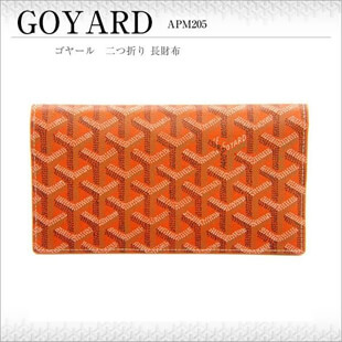 ゴヤールコピー 二つ折り 長財布 メンズ レディース オレンジ APM20507 ORANGE 高級