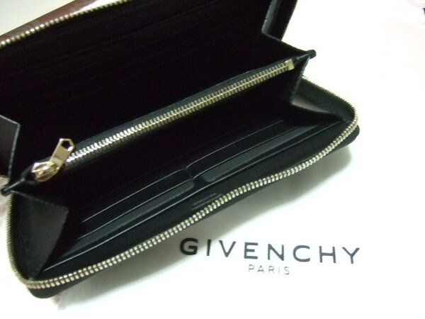 ジバンシィスーパーコピー GIVENCHY バンビ長財布◆黒