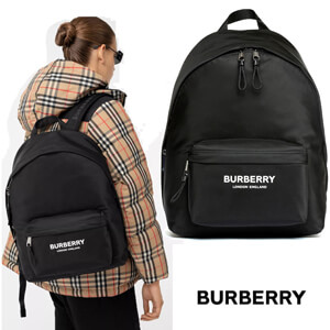 ★BURBERRY バーバリー リュック コピー ロゴ シンプル軽量リュック 男女