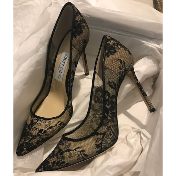 セールで即発送 Jimmy Choo 偽物 ゴージャスで探してたRomyLace100