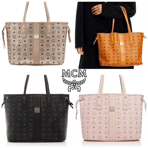 MCM Liz Reversible Medium Tote モノグラム トートバッグ偽物 新作